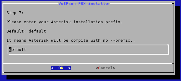 Installation prefix