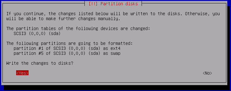 Partition disk